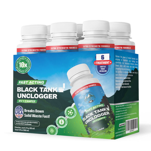 Pure RV Black Tank Unclogger, 2oz (Pack of 6)