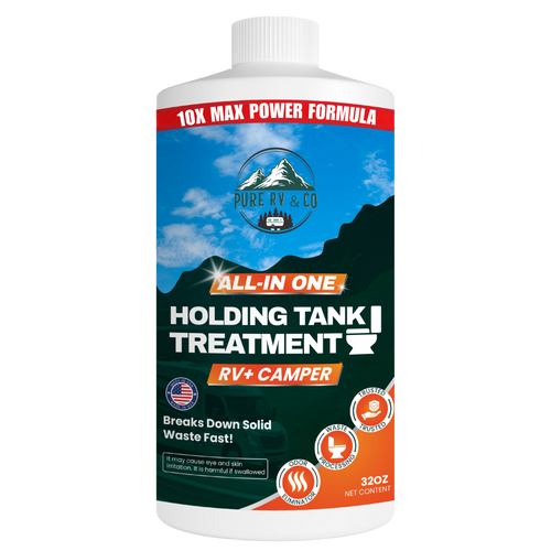RV High-Performance Black Tank Treatment – Extra-Strength Formula for Waste, Odor & Sensor Reset – Septic Safe, Made in USA – 32 Doses (32 oz)