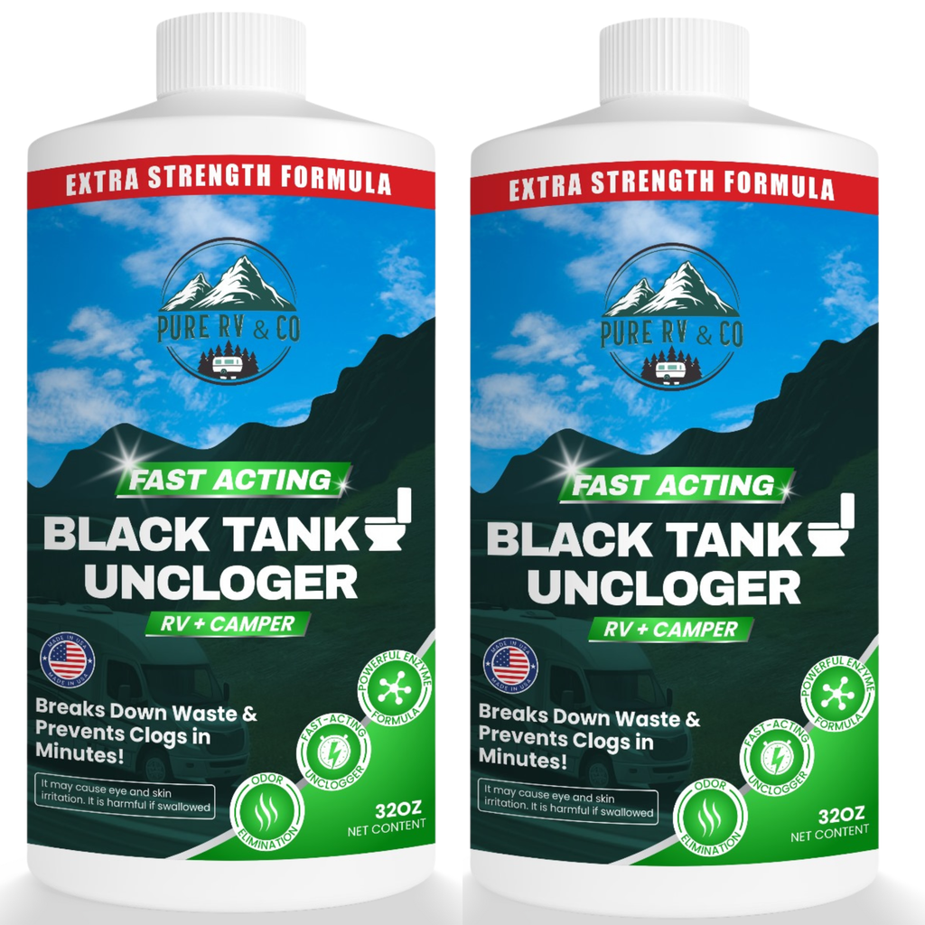 Extra-Strength RV Black Tank Unclogger | Fast-Acting Sludge & Pyramid Plug Dissolver