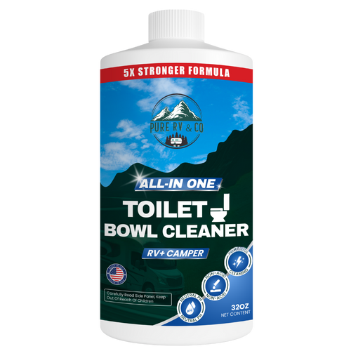 RV Toilet Bowl Cleaner with Easy Squirt Top – 5X Stronger Stain & Odor Eliminator – Sensor-Safe, Septic-Safe, Strong Formula (32 oz, Made in USA)