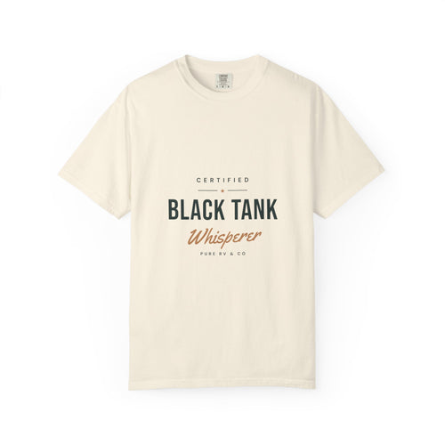 Certified Black Tank Whisperer Tee | RV Camping Shirt